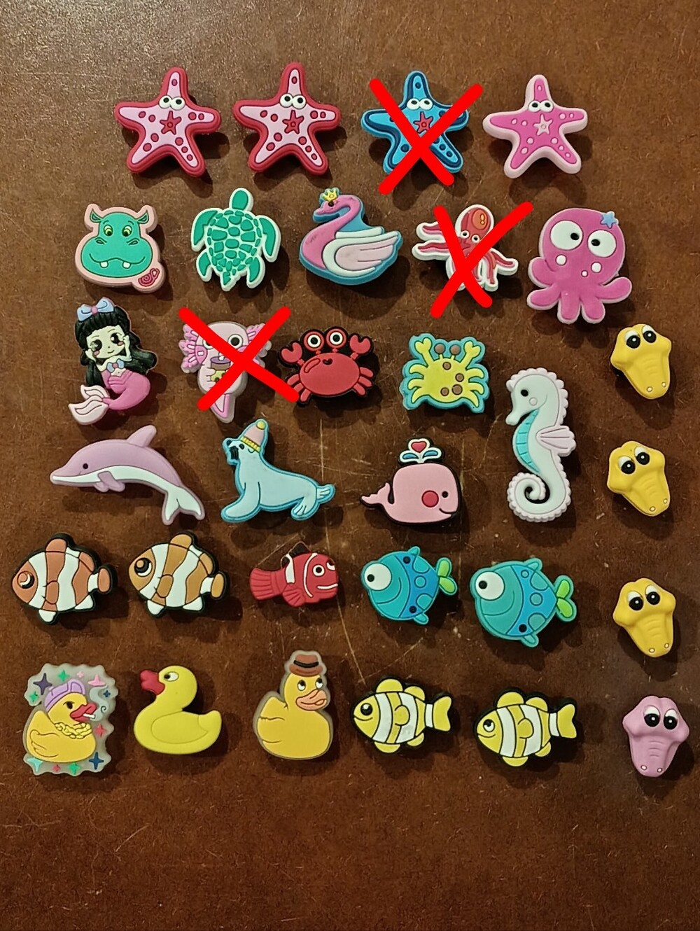 10/$10 Jibbitz Croc Charms - Mix/Match - Misc Sea Animals, Water Animals - New